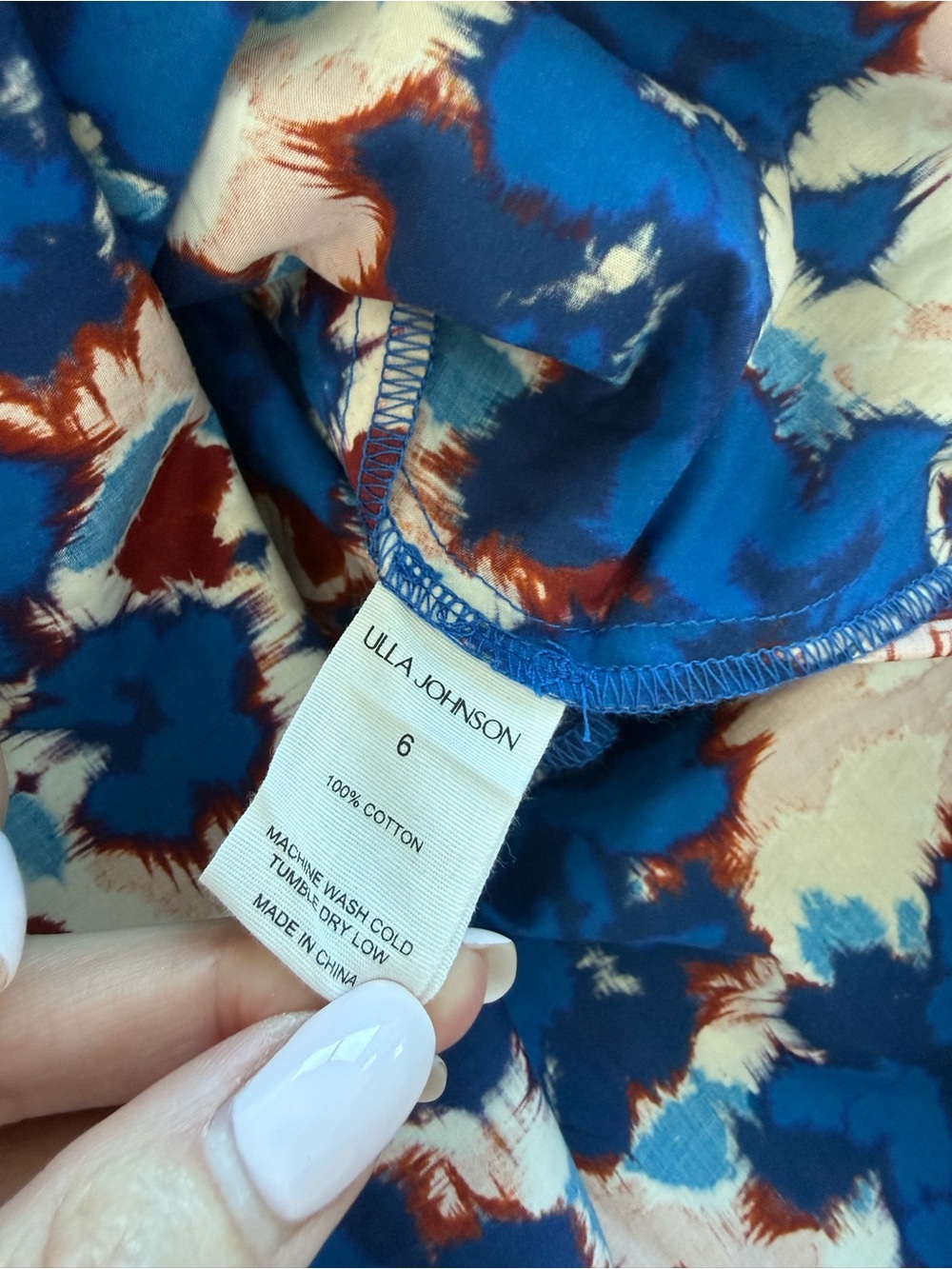 Ulla Johnson Winnie Tiered Ruffle Midi Skirt in Wildflower size 6 - Picture 8 of 8